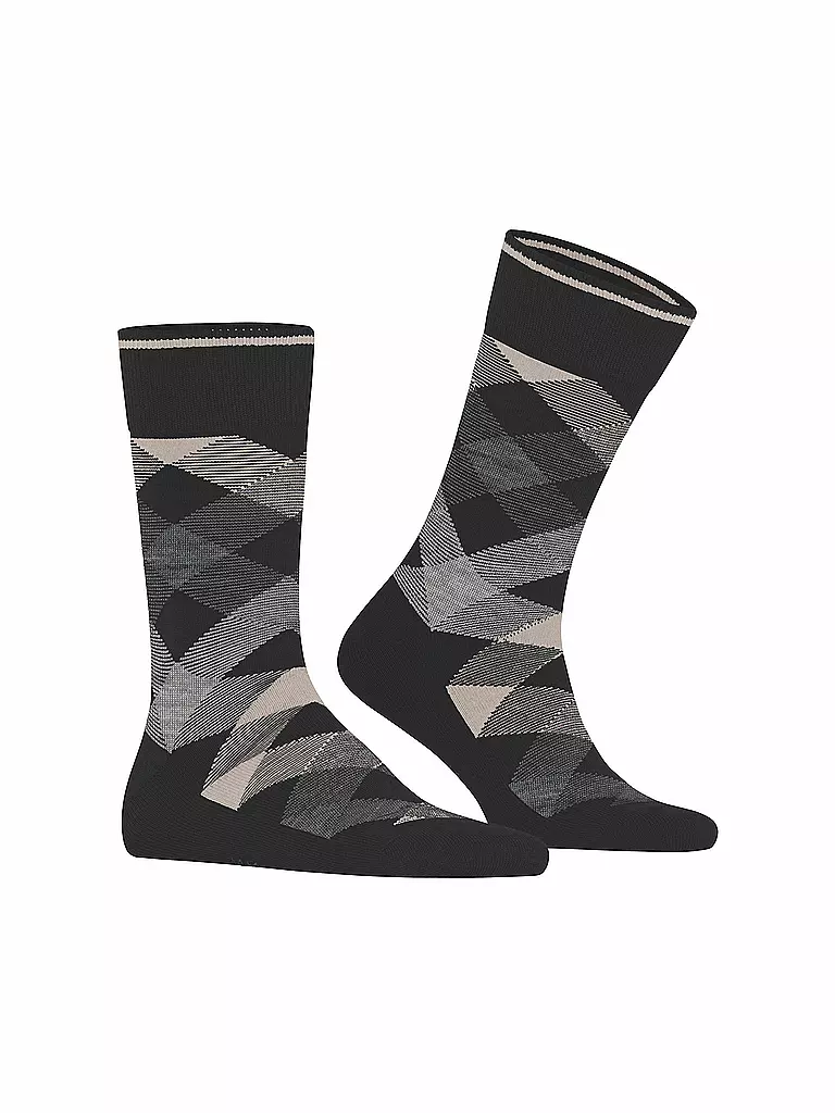 BURLINGTON Herren Socken NEWCASTLE black schwarz