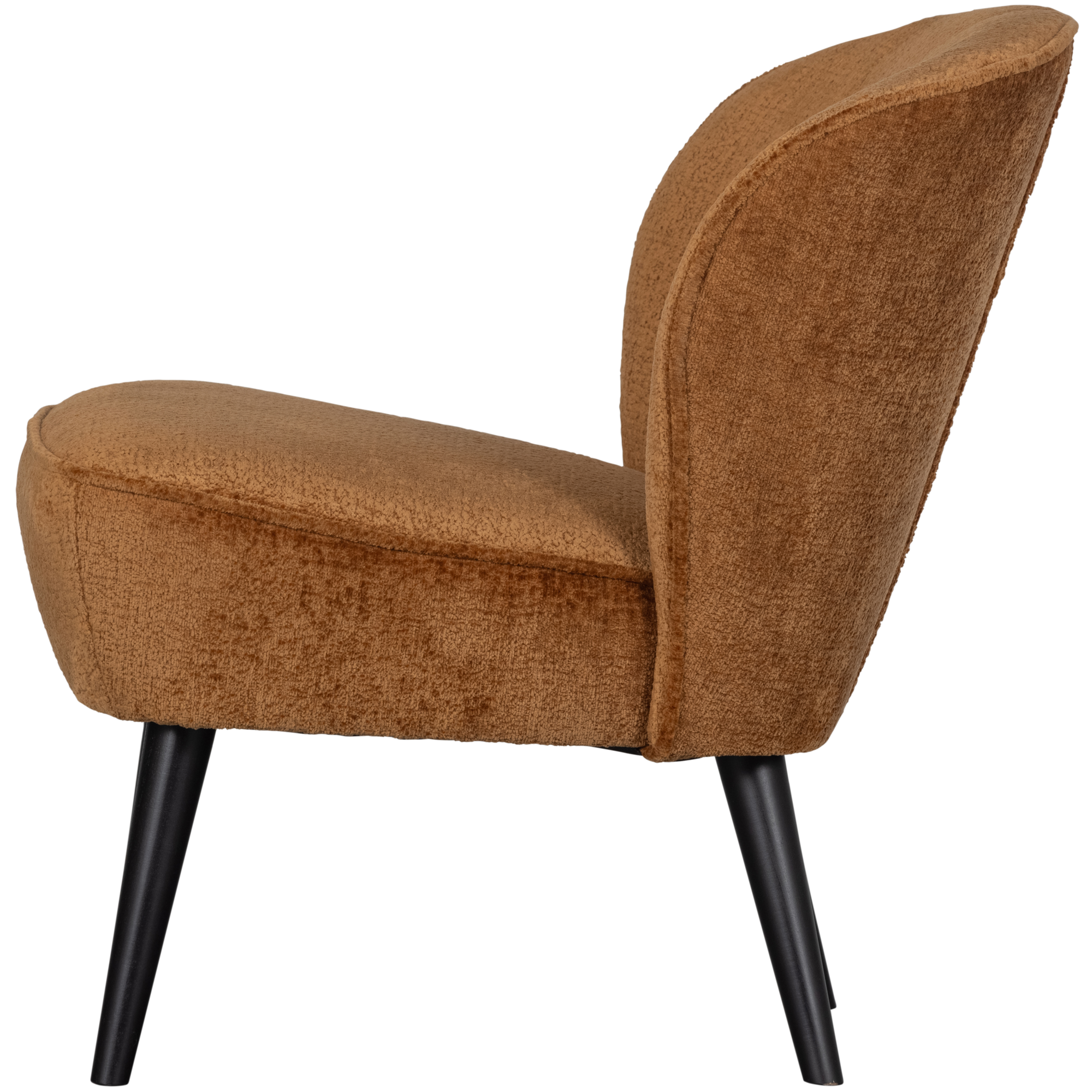 Fauteuil Sara Sara Fauteuil - Structure Velvet - Cognac
