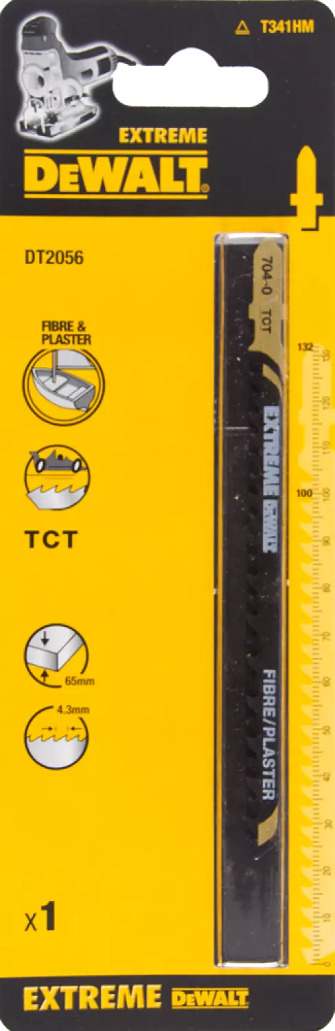 DeWALT DT2056 HM Decoupeerzaagblad Extreme - 4.3mm tandafstand - Epoxy / Gipsplaat