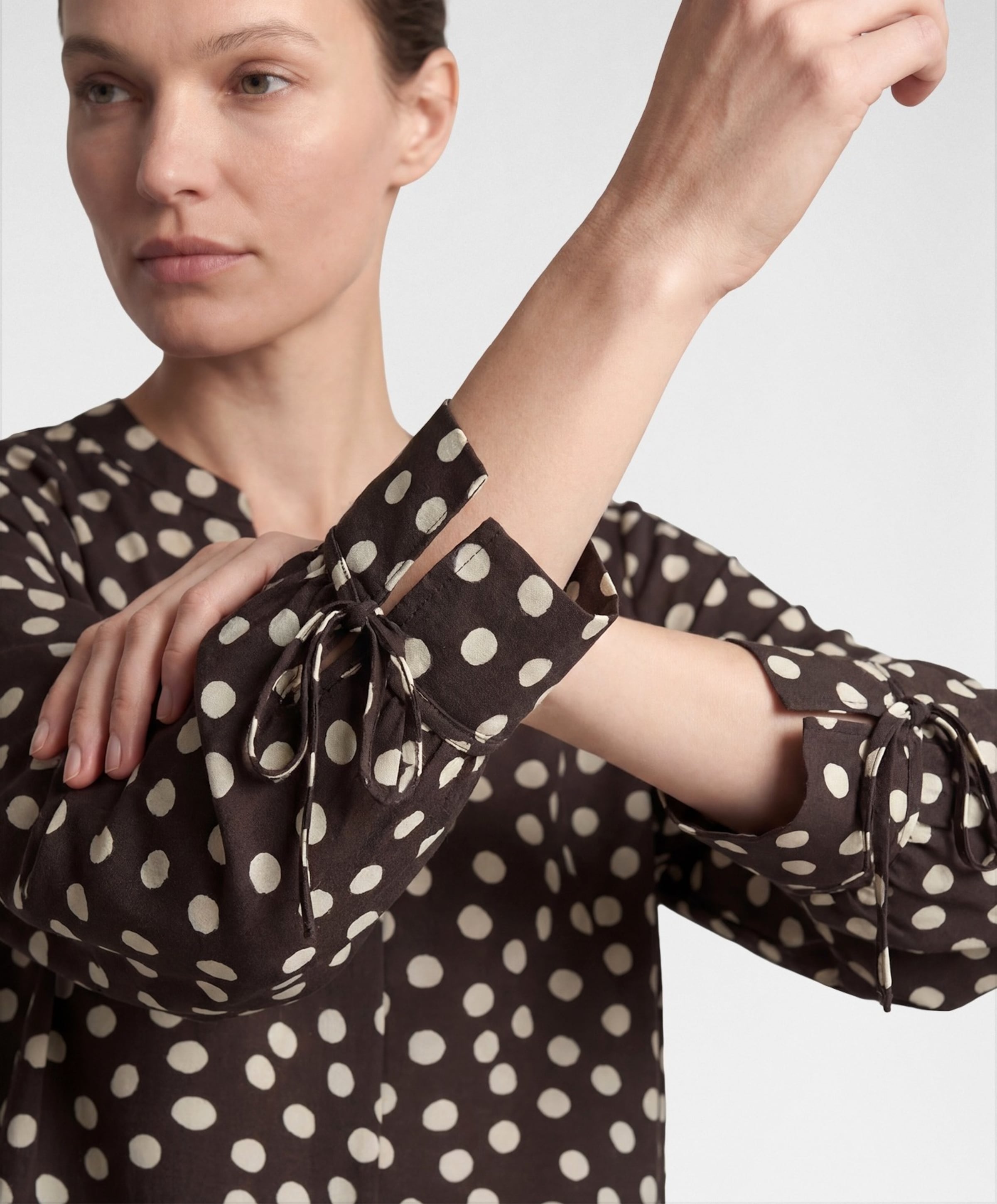 Rabe Dames blouse bruin