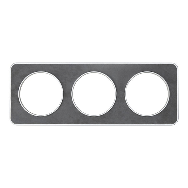Plaque de finition triple Jacobsen Espen ardoise