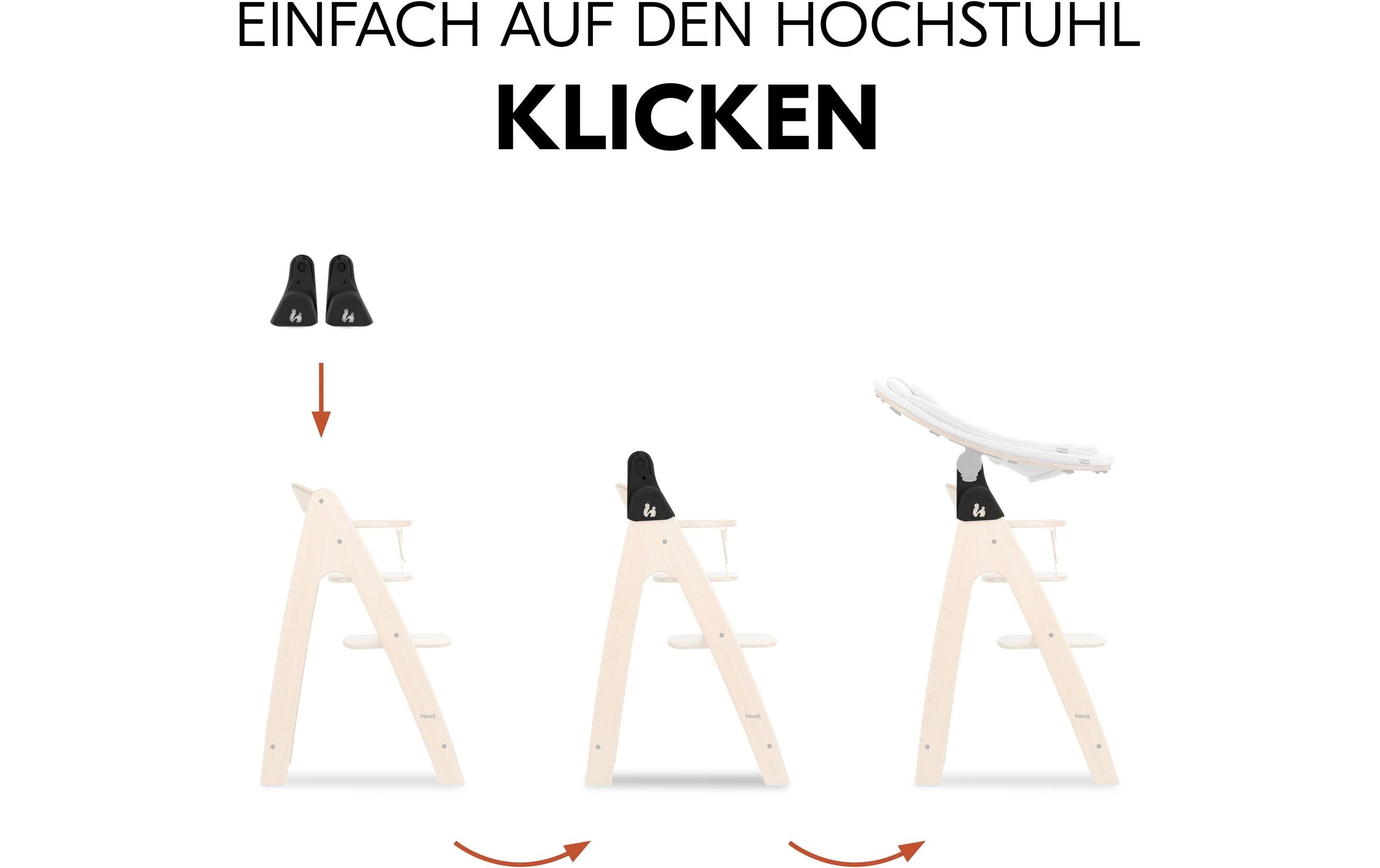 Hochstuhlaufsatz Arketa Adapter BlackArketa Adapter für Highchair Bouncer