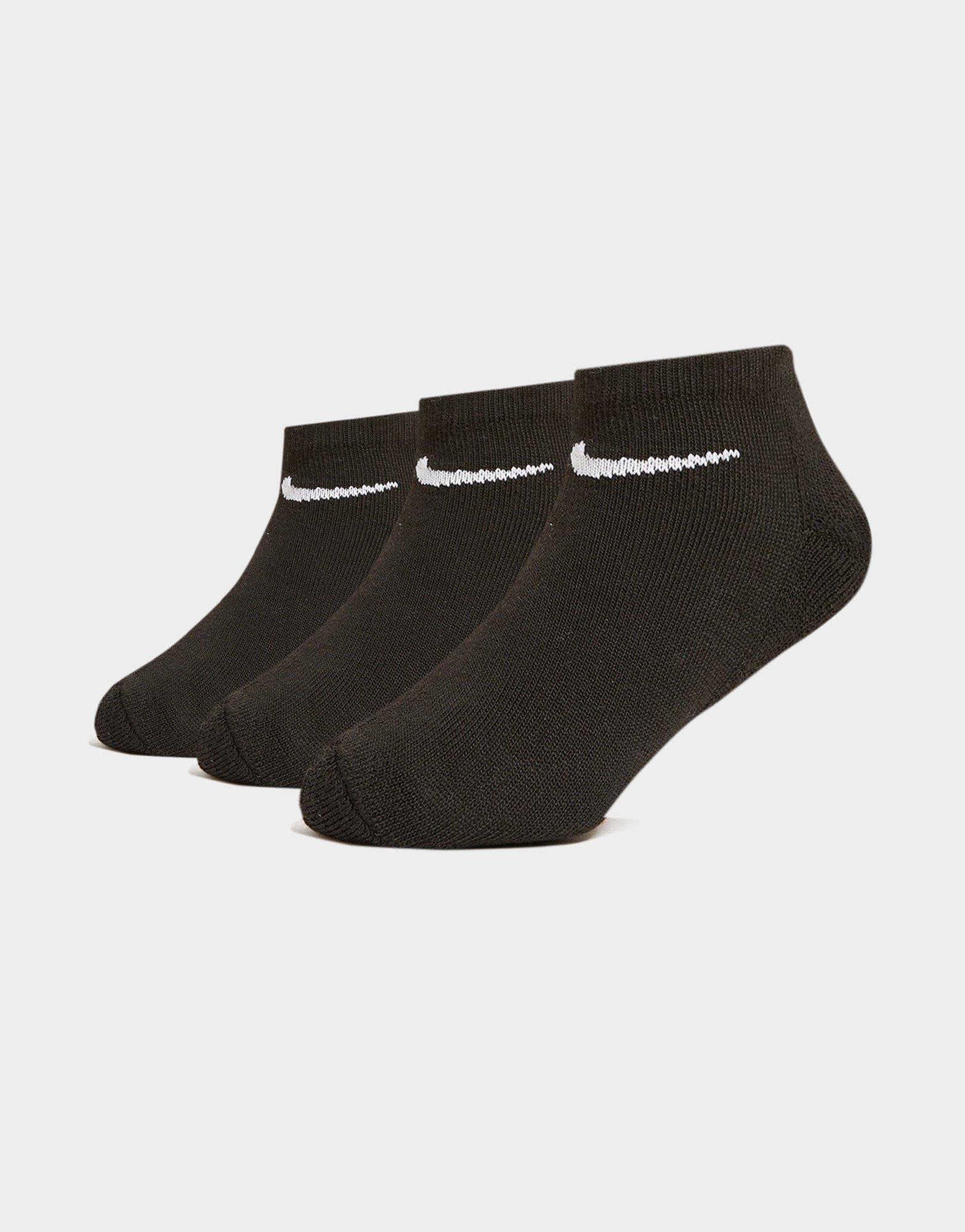 Nike Lot de 3 chaussettes invisibles Junior