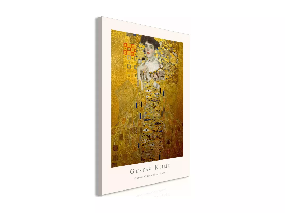 Tableau Gustav Klimt Portrait of Adele Bloch Vertical - 60 x 90 cm