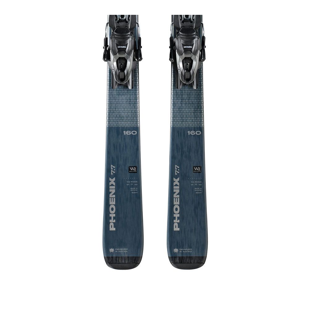 Blizzard PHOENIX 7.7 + TLT 10 DEMO W - Pack skis piste + Fixations Femme avio sombre/noir