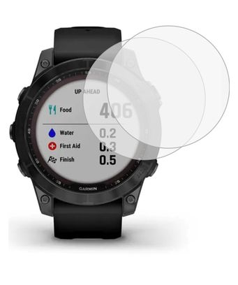 Lot de 2 écrans de protection verre trempé pour Garmin Fenix 7S