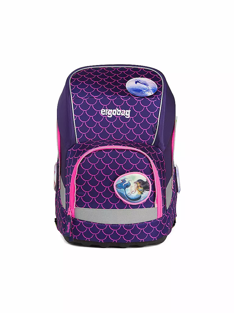 ERGOBAG Schultaschen Set 5tlg Wide PerlentauchBär lila