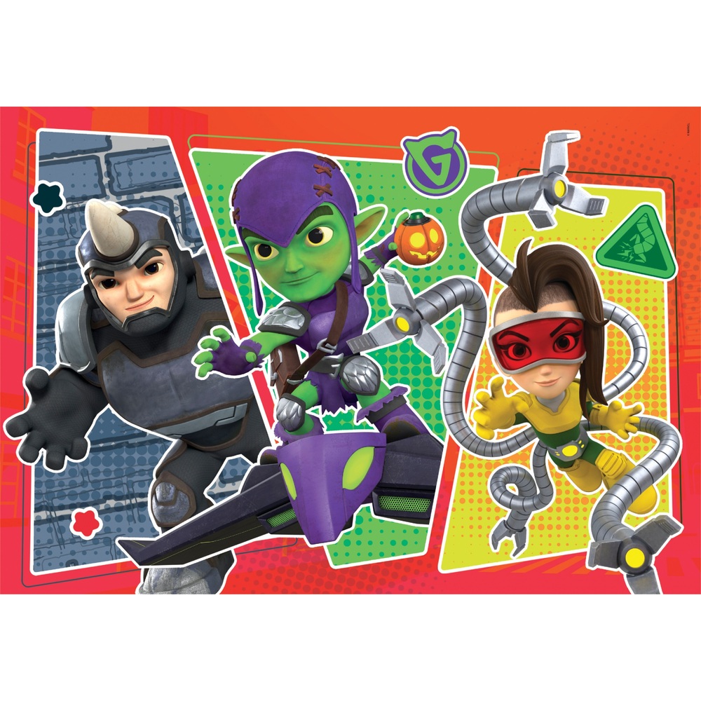 Clementoni Marvel Spidey und seine fantastischen Freunde 3 x 48-teiliges Puzzle