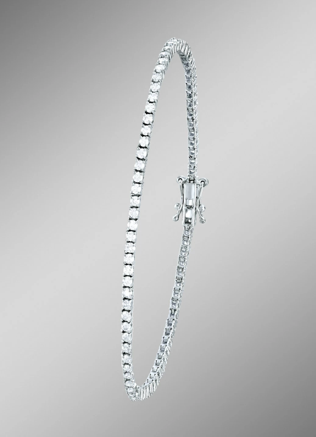Hochwertiges Weißgold Armband mit Brillanten