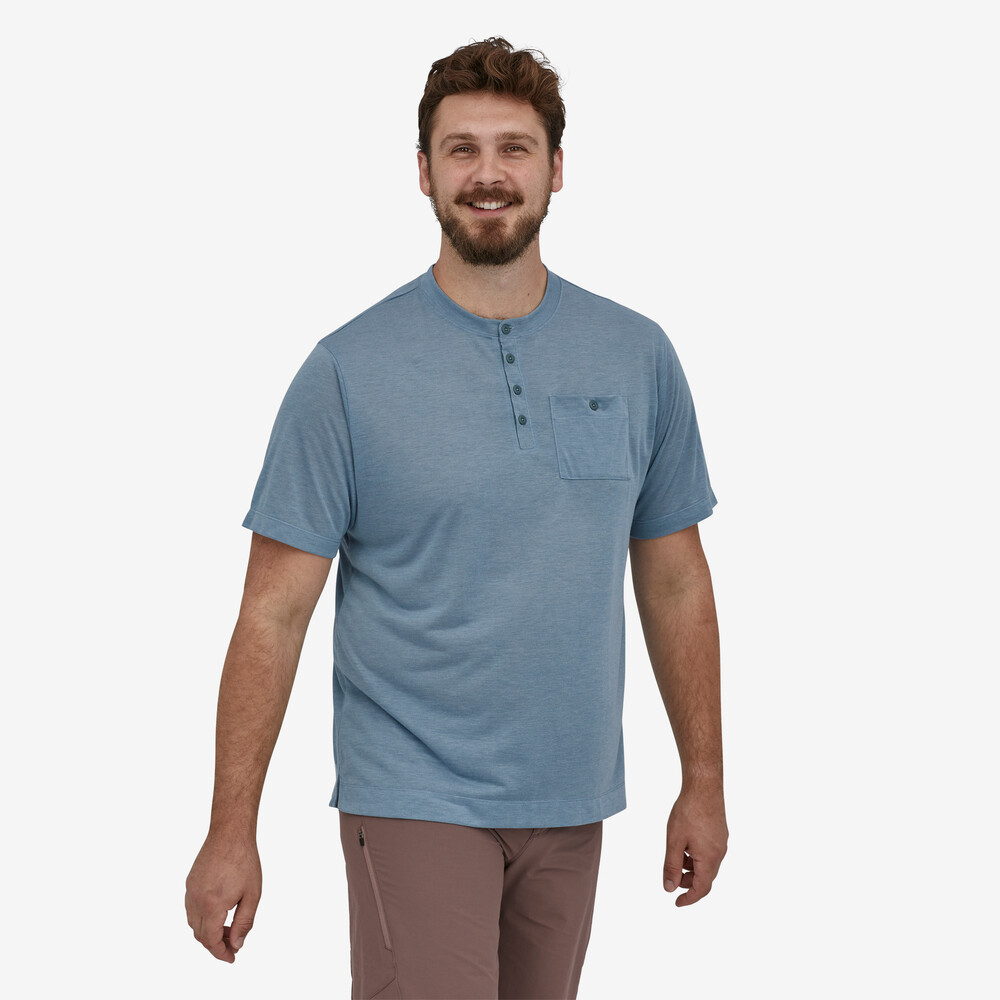Herren Capilene Cool Trail Bike Henley