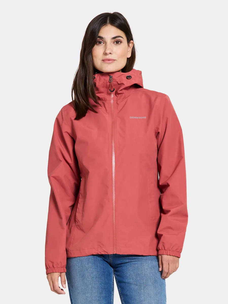 Didriksons Varja Wns Jkt Pink Blush