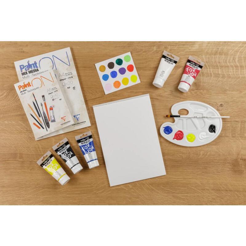 Darwi For You set de peinture acrylique - 5x75 ml - Assortiment