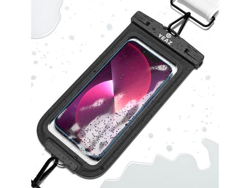 YEAZ Ocean Shot Phone Case Holder Schwarz/Weiss Schutzhülle für Mobiltelefone