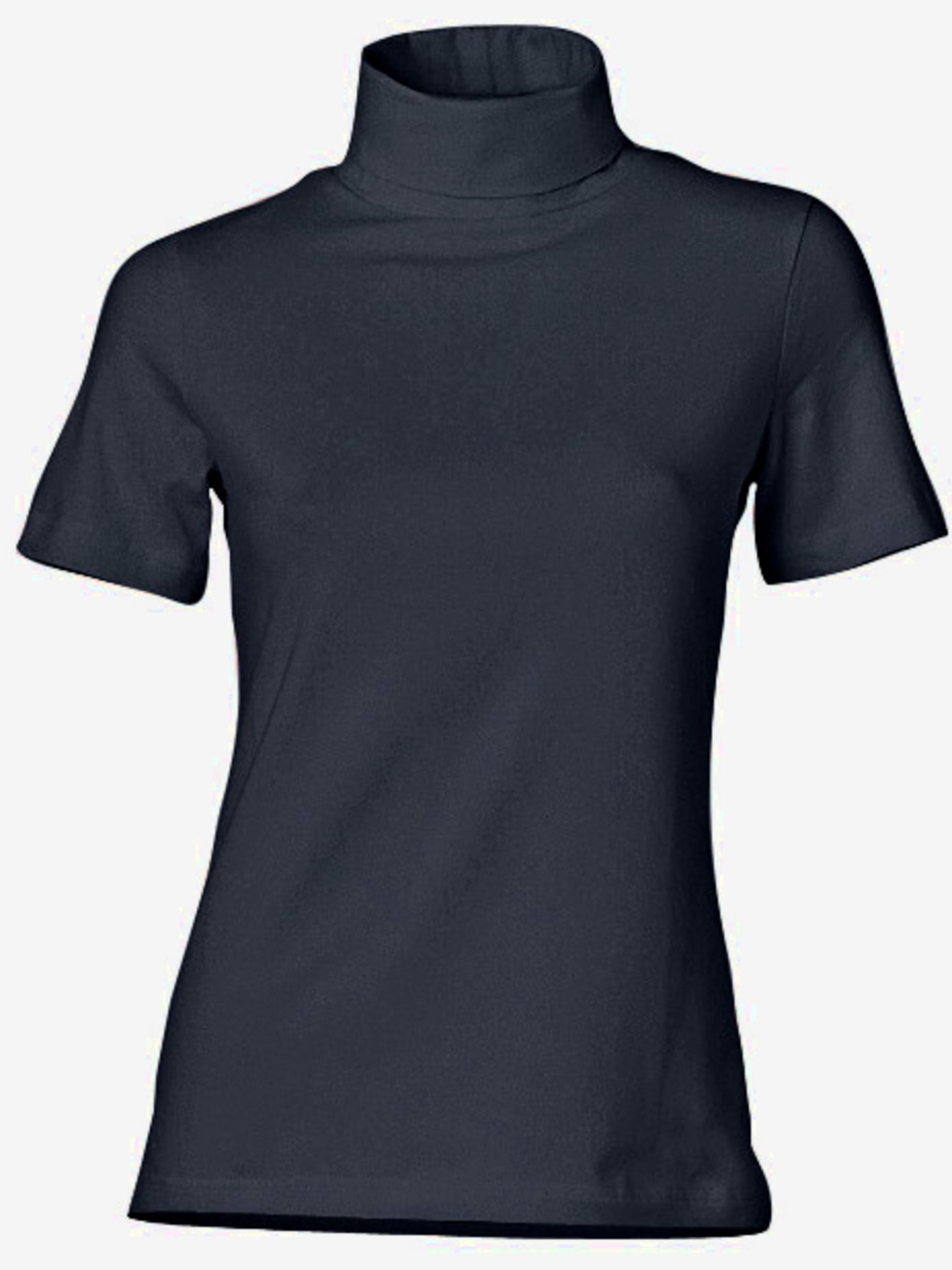 T-shirt col roulé basique facile à associer avec joli col roulé