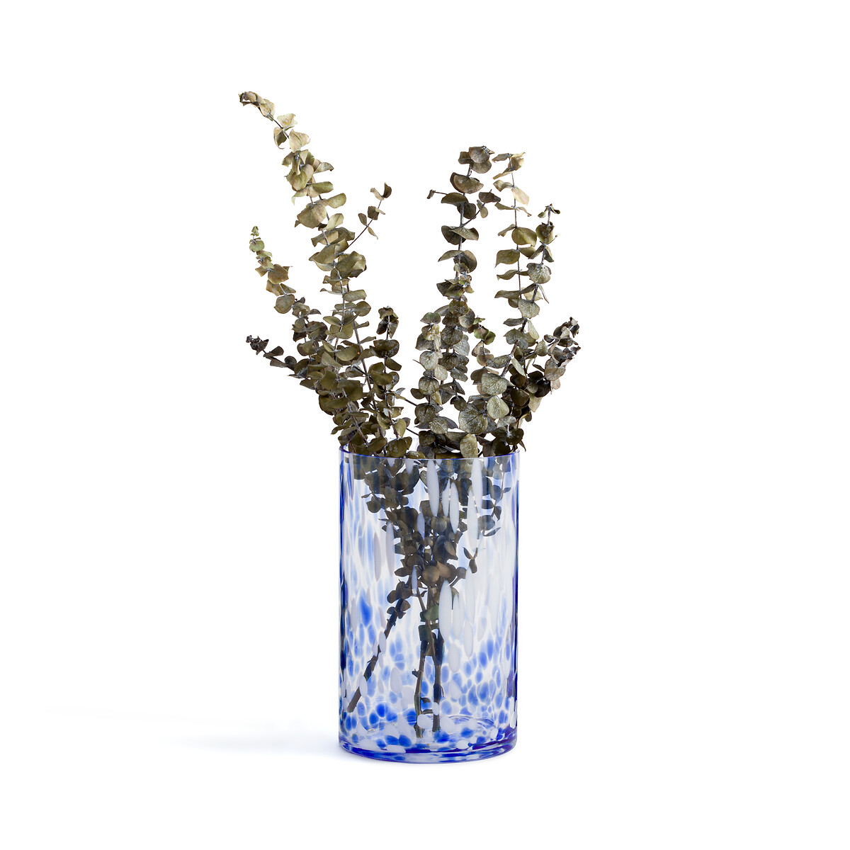 LA REDOUTE INTERIEURS<br>Vaso de vidro salpicado Alt.25 cm Giori