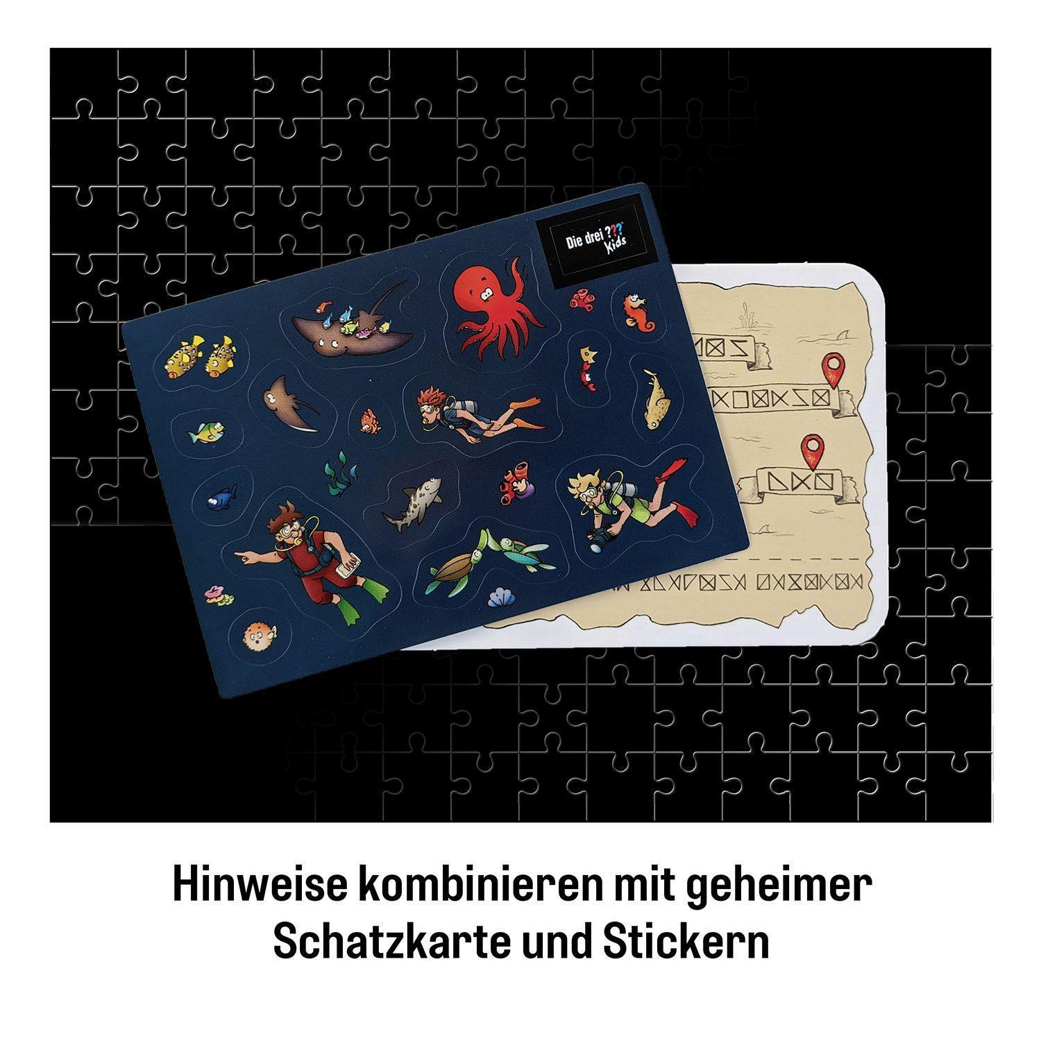 Krimi-Puzzle: Die drei Kids – Achtung, Meeresungeheuer! 150-teilig