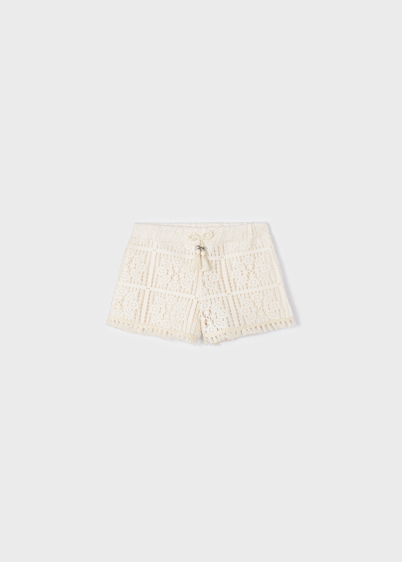 Calções de crochê para meninas