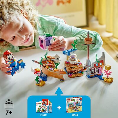 LEGO Super Mario 71432 Ekstrabanesettet Dorries eventyrlige skipsvrak