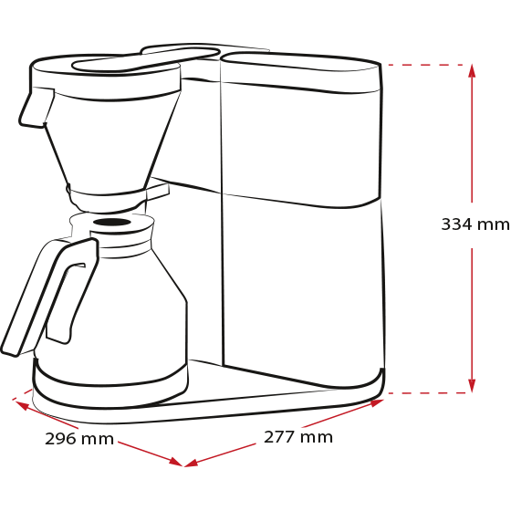 Melitta® Filtertüten® Pour Over 1x4®, weiß, 40 St.|Filtertüten®