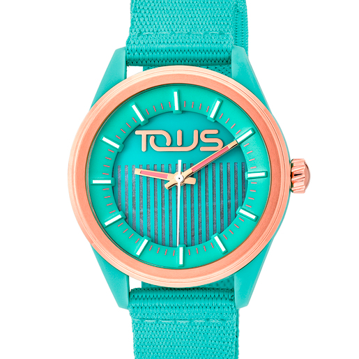 Relógio Analógico Solar Vibrant Sun Turquoise