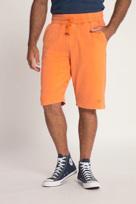 Jogg-Bermuda, Sweat, Vintage Look, Elastikbund