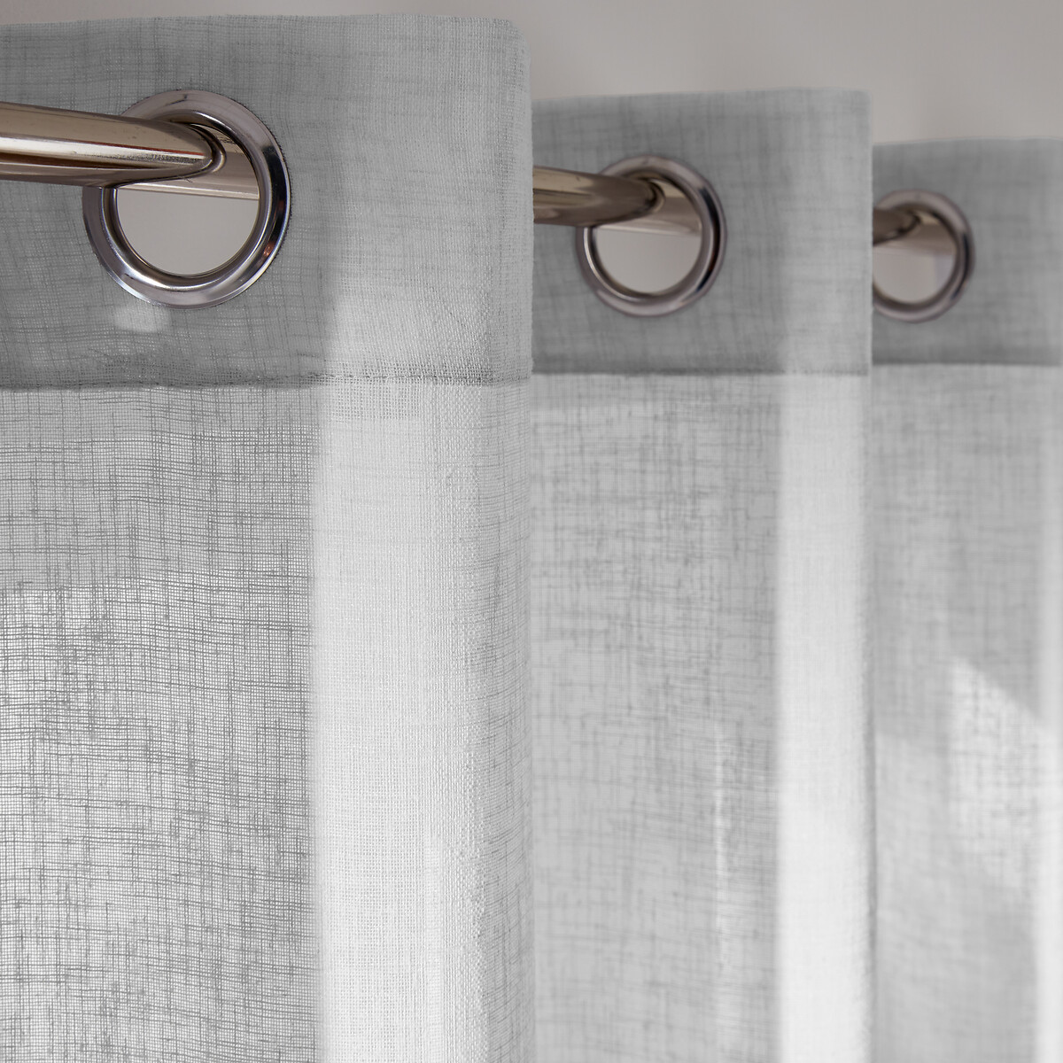 LA REDOUTE INTERIEURS<br>Cortina de vidro, ampla, com ilhós, Nyong