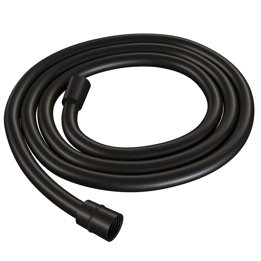 Brauer Black Edition inbouw badkraan met uitloop en staafhanddouche zwart mat