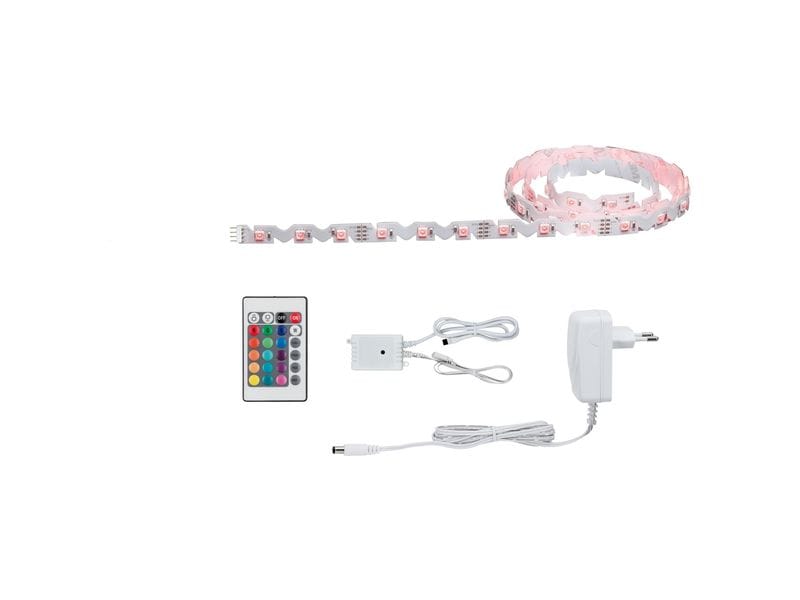 Paulmann LED-Stripe FlexLED 3D RGB, 1.5 m Basisset LED-Band zur Erstellung von Leuchtmotiven