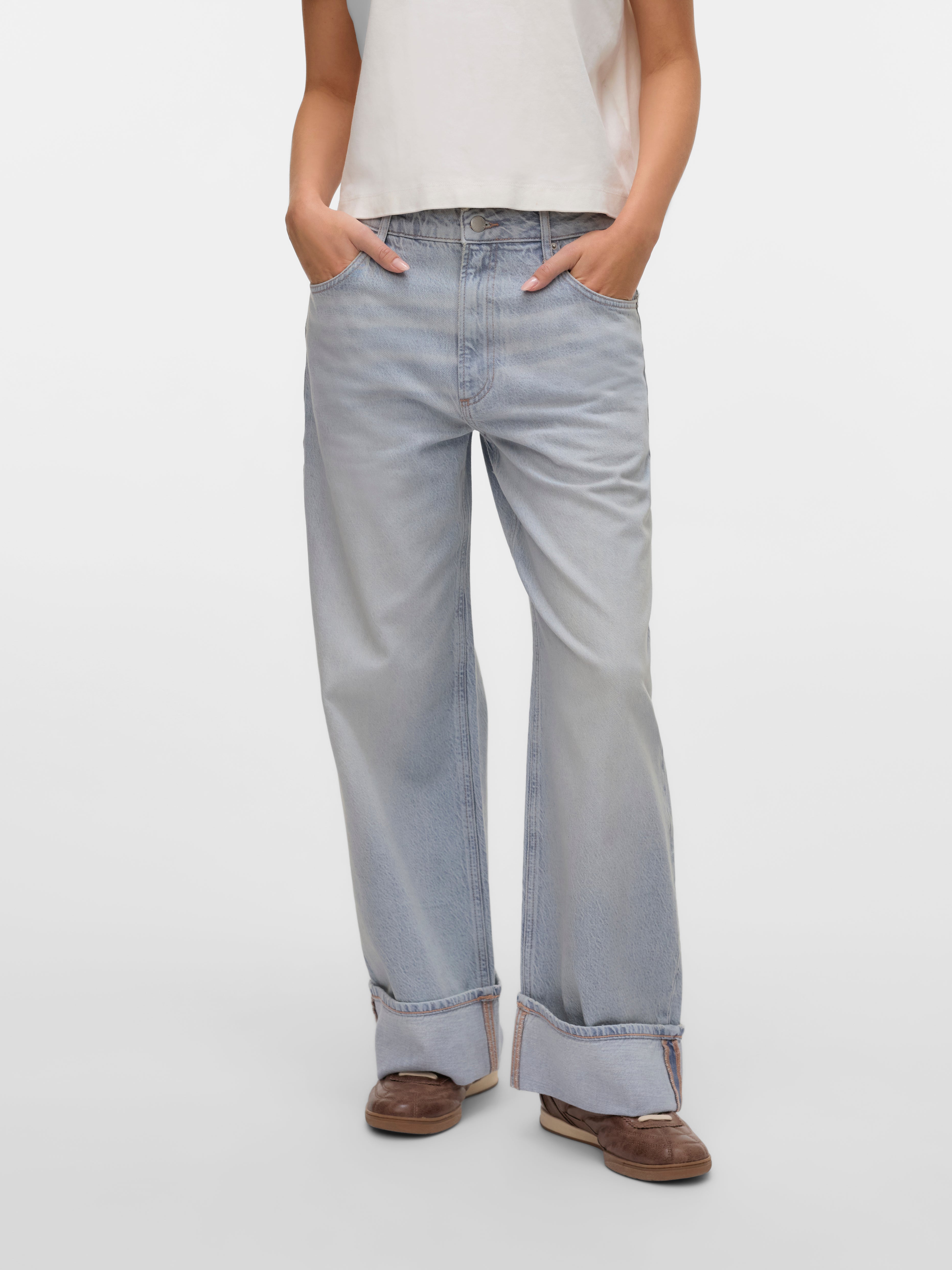 VMDARCY Mid rise Wide leg fit Jeans