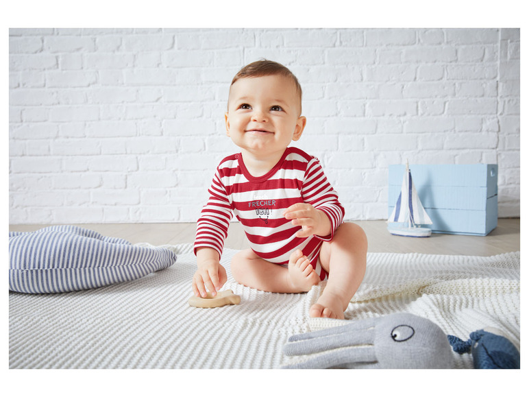 Baby romper, 2 stuks, met kruisknopen