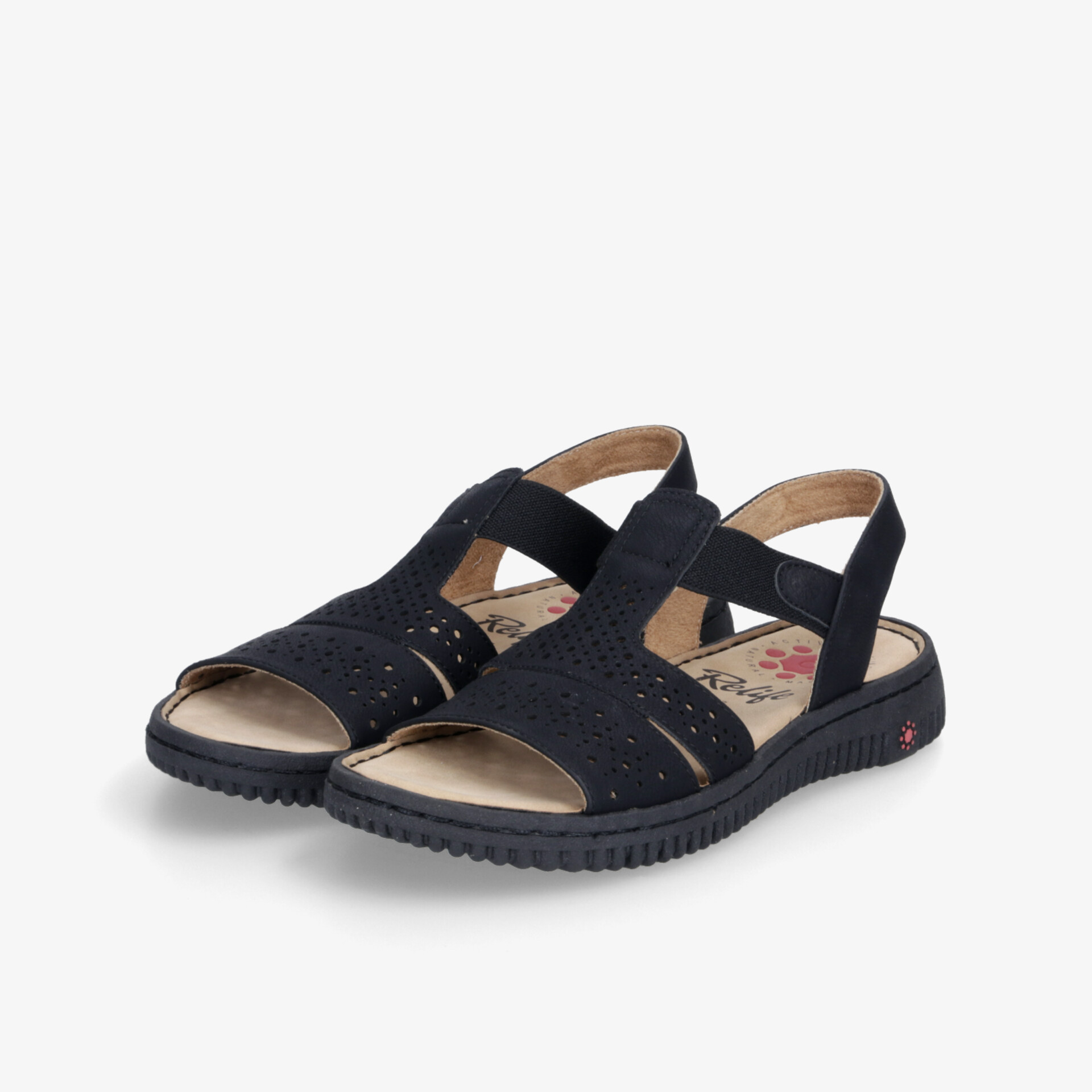 Relife Damen Sandalen schwarz