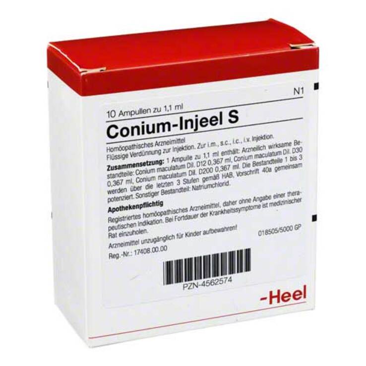 Conium Injeel S Ampullen, 10 St