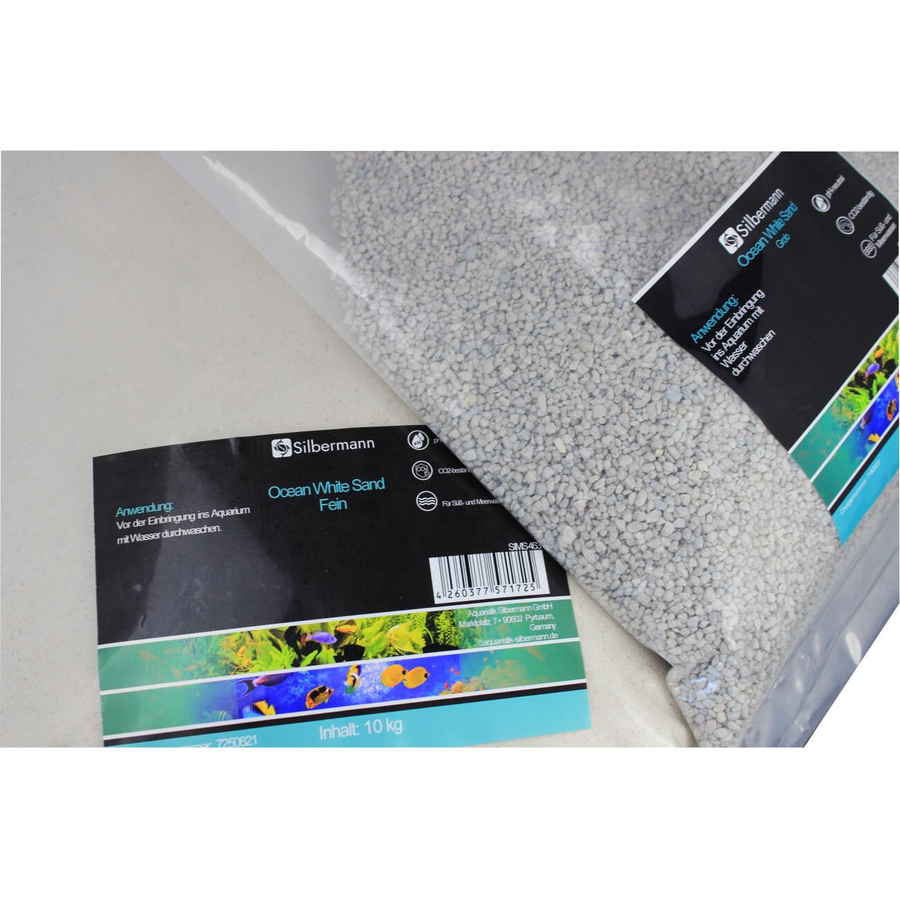 Silbermann Ocean White Sand grob 10 l