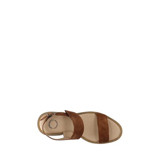 Ca'shott Casemily Velcro Sandaler, Toffee, 40