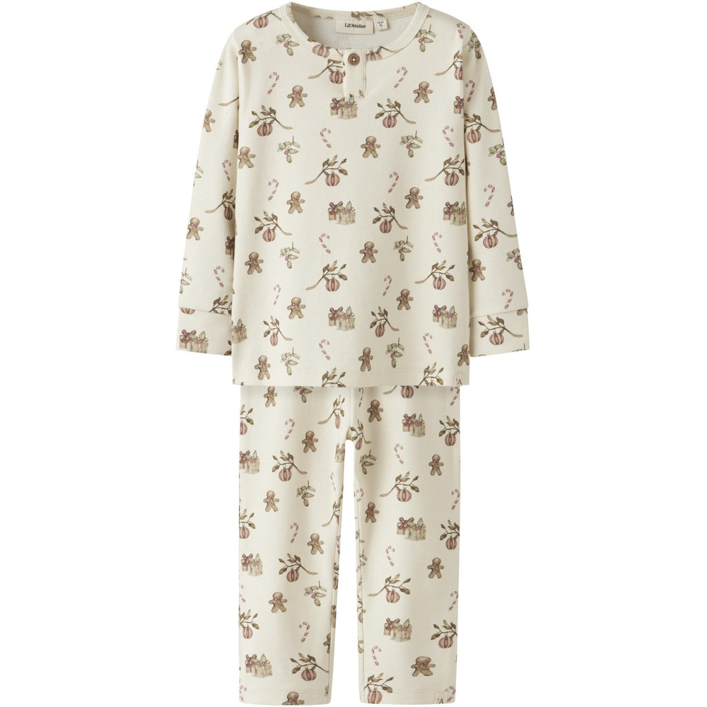 Køb Lil’Atelier Jule Nattøj sæt Turtledove Christmas GIT Ls
