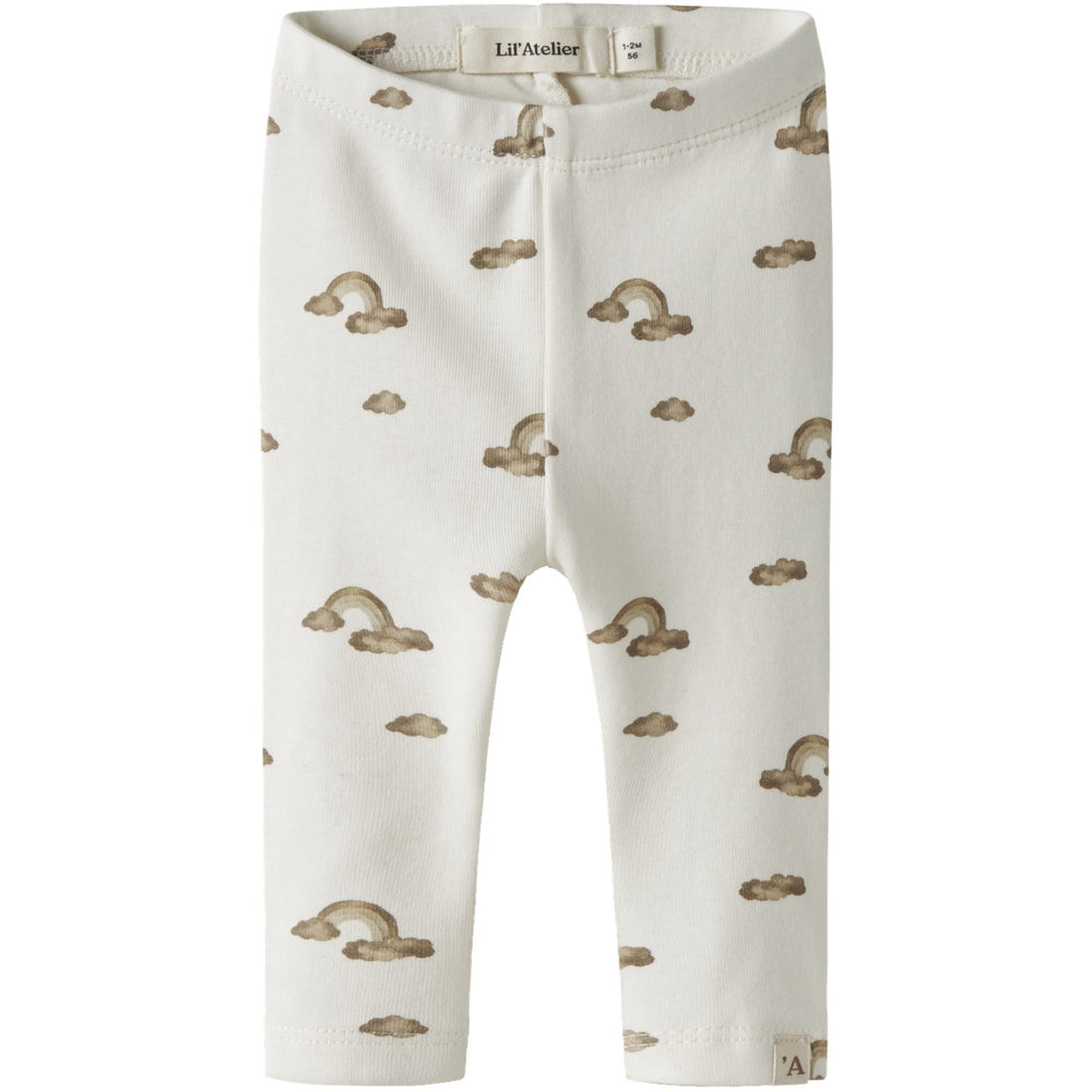 Køb Lil'Atelier Coconut Milk Rainbow Nbnlayo Kim Slim Leggings Lil Noos