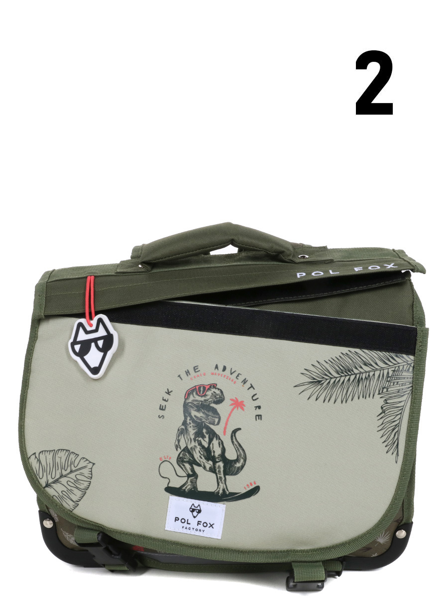 Cartable RÀversible Pol Fox Dino Ride 35 cm