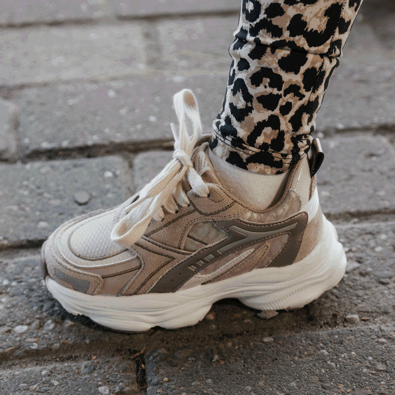 Shoesme taupe Sneaker
