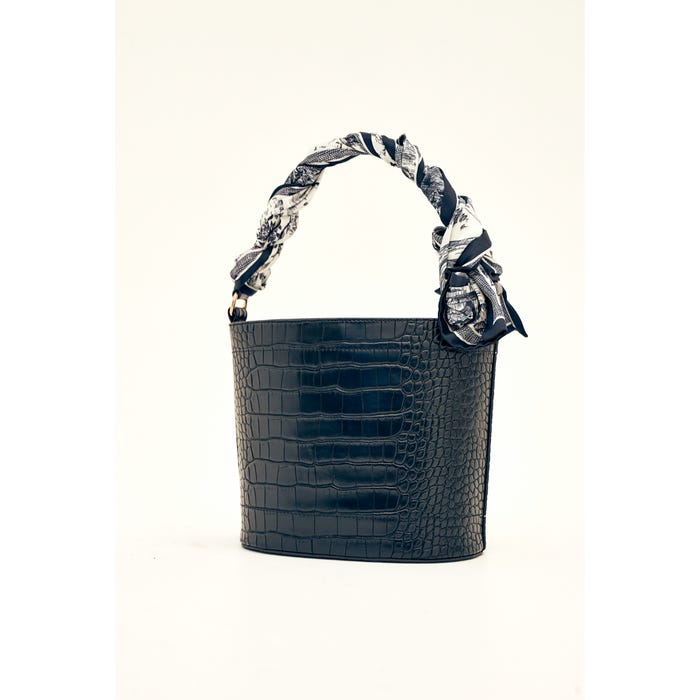 Veritas-Bucket bag crocostructuur