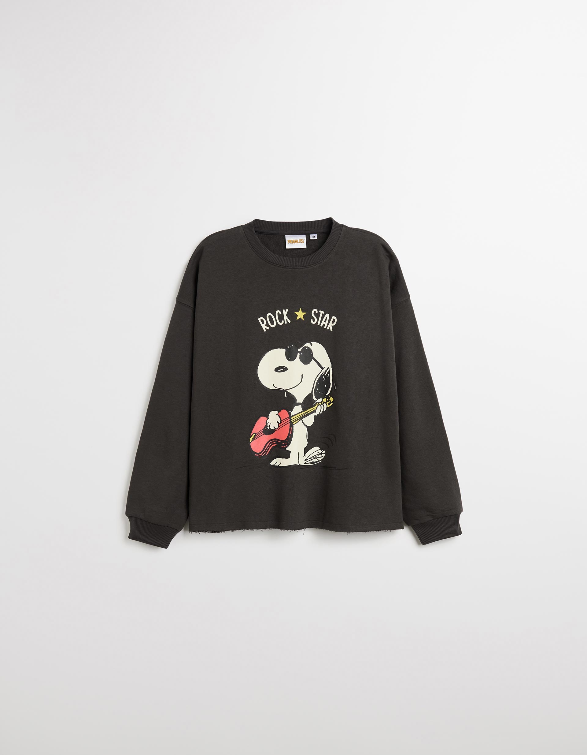 Sweatshirt 'Snoppy', Mulher, Cinzento Escuro