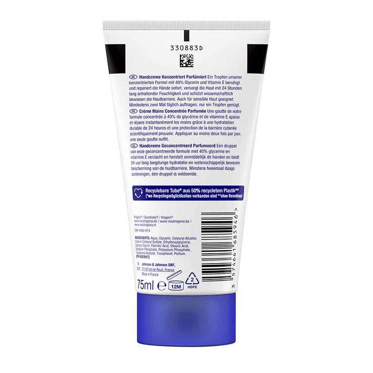 Neutrogena norwegische Formel Konzentrat Handcreme parfümiert, 75 ml