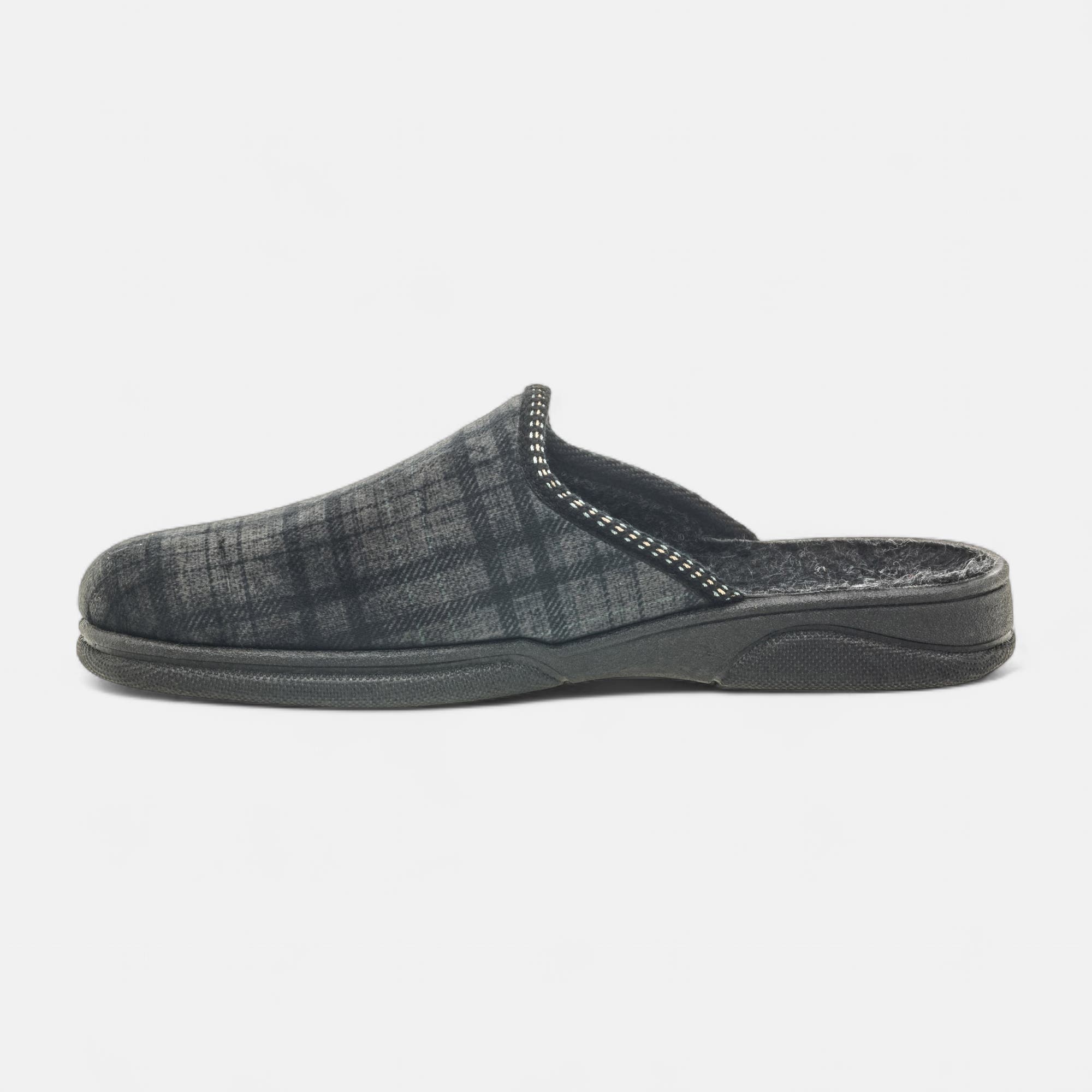 Pantoufles mules Homme gris