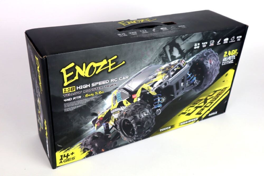 ES-Toys RC Elektro Buggy Maßstab 1:18 Extreme 302E, Allradantrieb, Stoßdämpfer schwarz