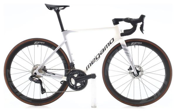 Produit reconditionné · Megamo Pulse Elite Carbone Di2 12V · Blanc / Vélo de route / Megamo | Très bon état