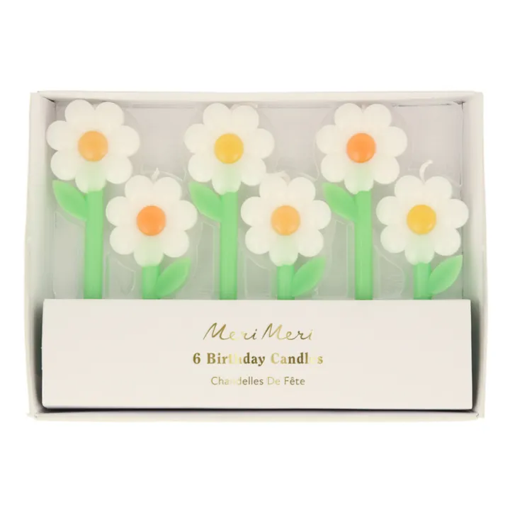Meri Meri Bougies Marguerite - set de 6