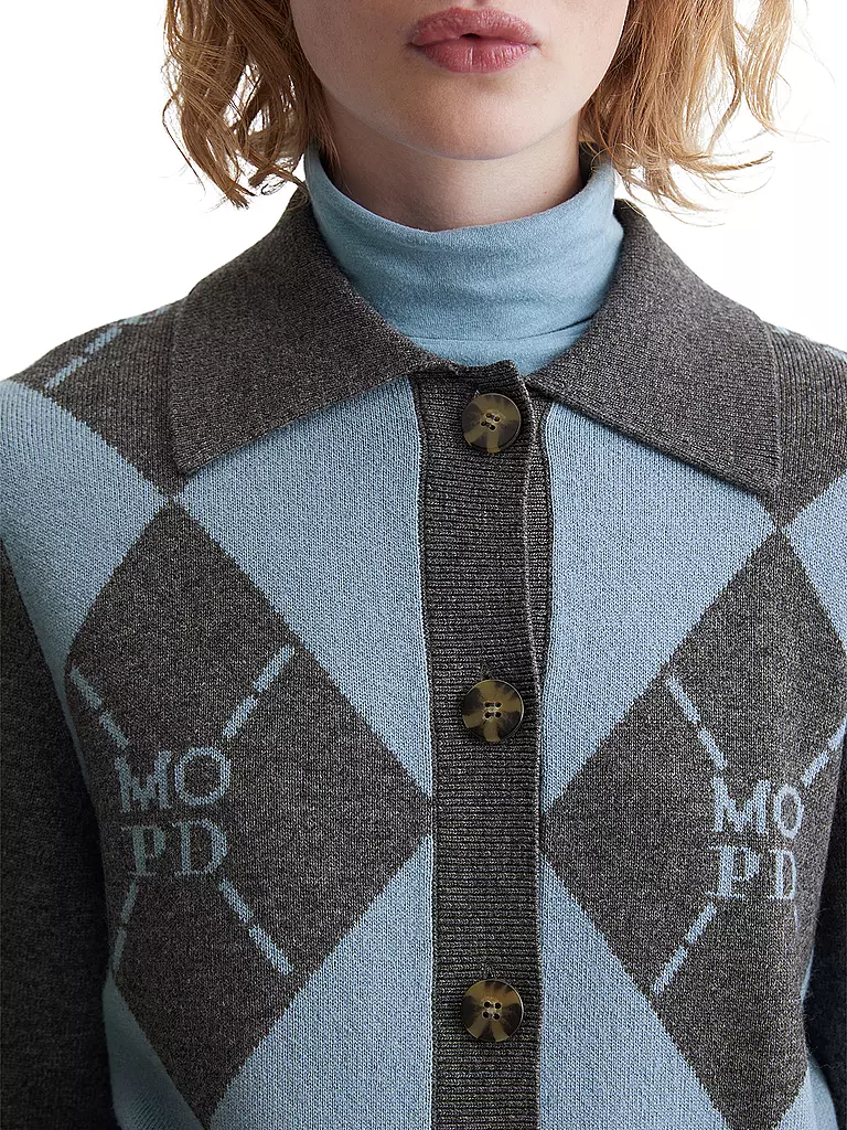 MARC O' POLO DENIM Strickjacke  blau