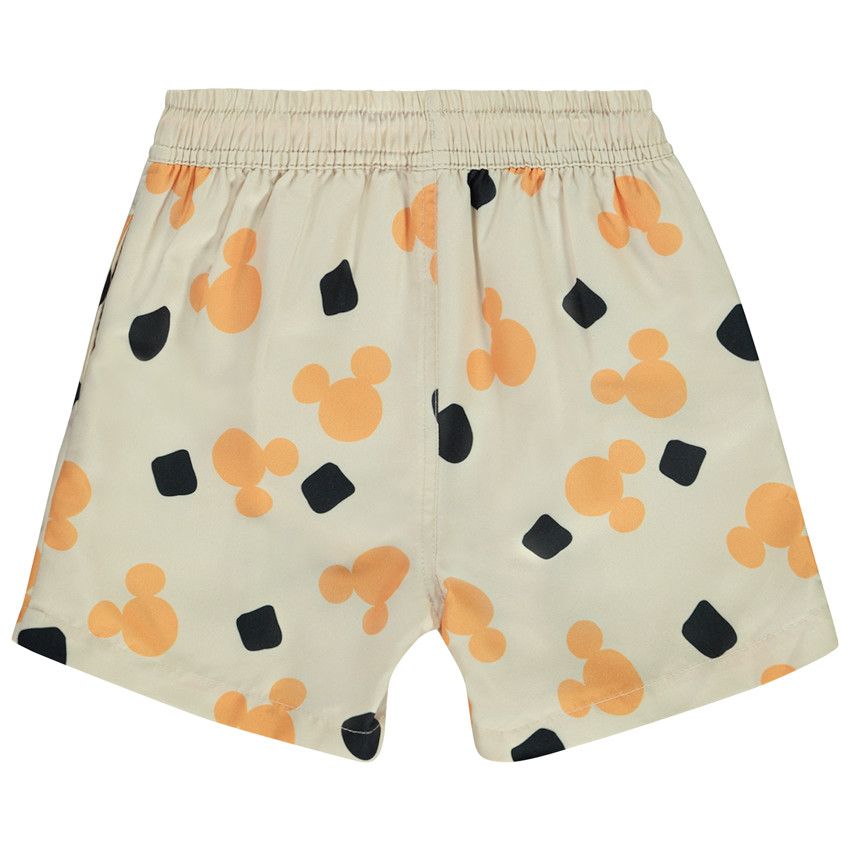 Short de bain imprimé Mickey Disney pour garçon - Ecru
