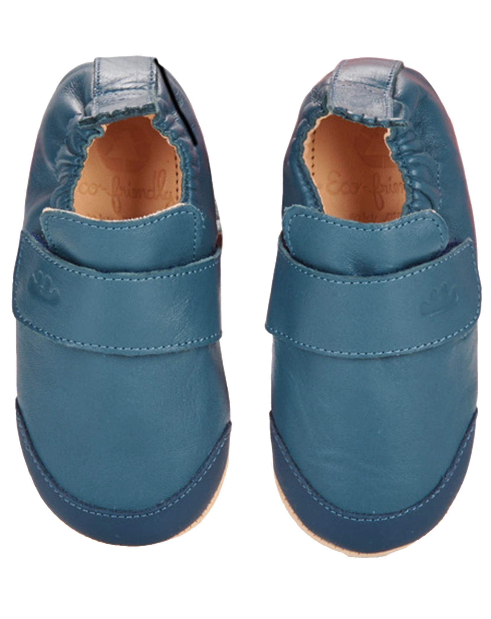 Krabbelschuhe MY BLUBOOTIES VELCRO in denim