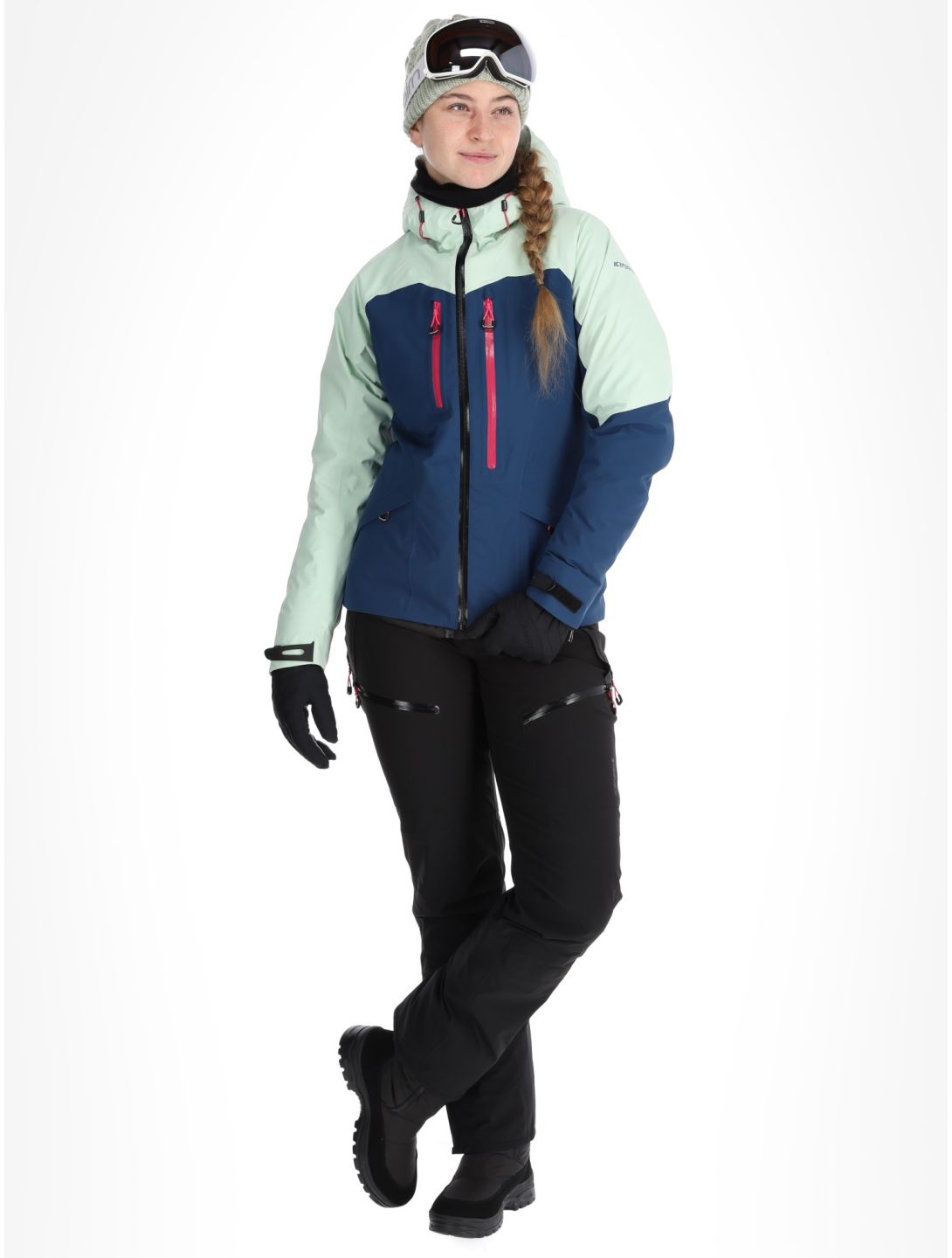 Datteln hardshell ski-jas dames