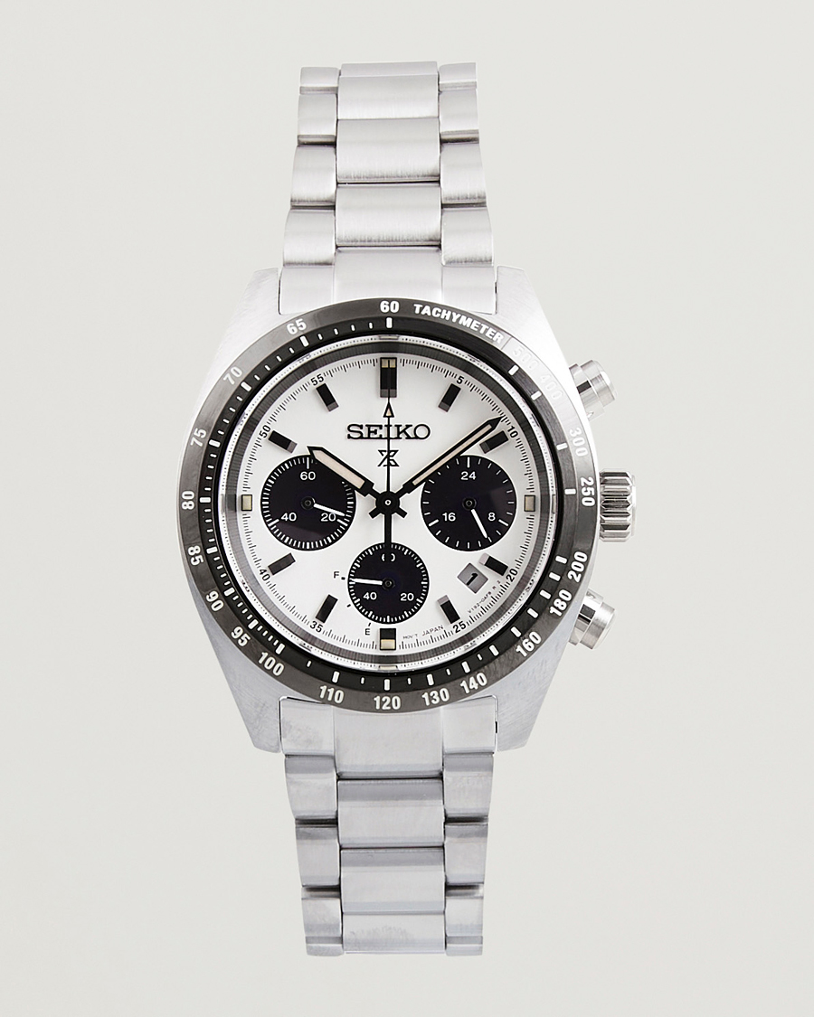Seiko Prospex Chronograph Steel 39mm White Dial